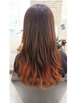 セットアップ 倉敷美和店(SET-UP) ロングヘアパーマ グラデーションカラー