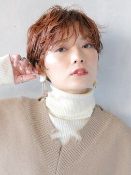 アルバム 渋谷パルコ(ALBUM) カジュアルショートスタイル_厚めバングローライト_36717