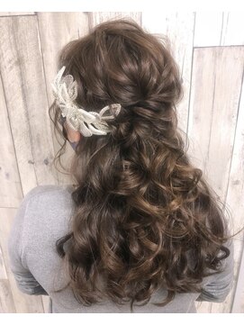ヘアセット専門店 ナゴミ 池袋店(nagomi) 結婚式/ウェディング/ブライダルに!!!ふわっふわハーフアップ★