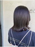 諏訪葵切りっぱなし外ハネボブ/シークレットハイライト/うる艶髪
