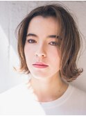 セミウェットウェーブ耳かけイメチェンボブ/メルティカラー