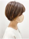 【インナーカラーショート】【水越】