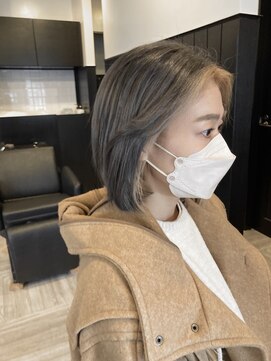 バイナル フェイスフレーミング　グレージュ　金子