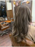 ハイライト、エアタッチバレイヤージュ!グレージュ