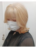 パープル(purple)&nbsp;ブロンドカラー