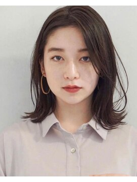 ガーデン ジングウマエ(GARDEN jingumae) レイヤーボブ/黒髪/前髪パーマ/ミディアムレイヤー/髪質改善