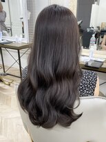 ローラン(ROULAND) ラベンダーグレージュカラー×レイヤーロング
