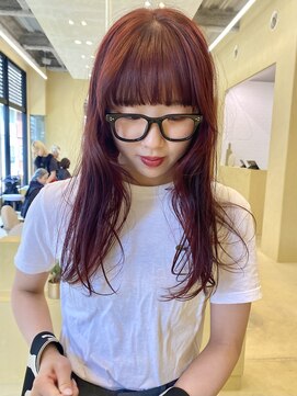 スニュウ(snuw) ケアカラー透明感カラー暖色カラー夏カラーレイヤーカット