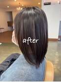 髪質改善ストレート