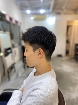 ソイクフ 四条大宮店(SOY-KUFU) 【soy-kufu】MEN'S HAIRマッシュショートアッシュブラック