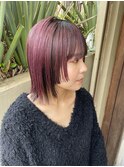 フェイスバングで抜け感