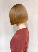 丸みボブ_切りっぱなしボブエアリーロング_ba368583