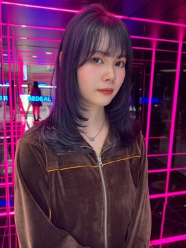 レディアル 渋谷(REDEAL) ワンホンヘア/韓国ヘア/ウルフ/前髪[レイヤーカット/渋谷