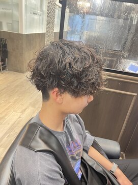 カイノオム 梅田(KAINO HOMME) マッシュ　波パーマ