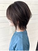 ショートウルフ/アッシュベージュ/伸ばしかけヘア/髪質改善