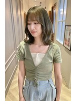 グッディ 岡山下中野店(GOOD-DAY)&nbsp;ブリーチカラー【olive beige 】ACO*