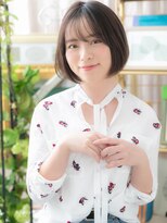 カバーヘア イヴ 戸頭店(COVER HAIR EVE)&nbsp;オリーブグレージュヘルシースタイルミニボブc5戸頭20代30代40代