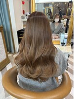 ロンドアベニール 北千住(Lond avenir) レイヤーカット　ブリーチなし　髪質改善　顔周り　北千住