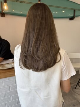 ヘアーメイク チョコ(hair make choco) ハイトーン×ツヤ髪スタイル