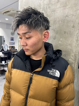 メンズサロン キング 梅田店(Men’s salon K!ng) 波巻きツイストスパイラルパーマ/フェザーパーマ/眉毛/メンズ