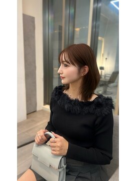 ラル 立川(lar) くびれボブ_メルティカラーフェミニンロング似合わせカット