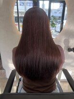 エイト チャタン 沖縄北谷店(EIGHT chatan)&nbsp;ブリーチ無しレッドパープル！