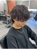 スパイラルメンズパーマツーブロック