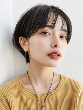 レヴ 草加店(LEV.) イメチェン　外はね　ボブ　美髪　ワイドバング　ブルーブラック