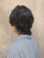 アイティーバイアルバム 藤沢店(IT by ALBUM)&nbsp;ブルーブラックニュアンスパーマスペインカール_ba492411