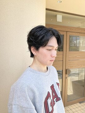 チャコレ パーチ 北千住店(Chacolle perch) フェザーショート×センターパート