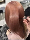 インナーカラーホワイトブロンドフェイスレイヤー