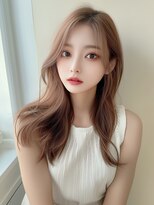 トワ 仙台店(toi)&nbsp;【韓国・レイヤー】 髪質改善 仙台  オリーブベージュ