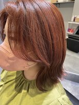 リタ(rita.) まつだてみすず☆韓国風ボブ×ブラッドオレンジ