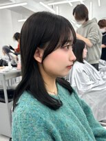 アマトウキョウ アユンチェ(AMA TOKYO×AYUNCHE) 前髪顔まわり韓国ヘアレイヤーカットサイドバンク2wayバンク韓国