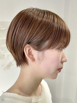 ジュベ 別府店(juve.) 別府ショートボブ顔まわりレイヤーカット髪質改善カラー30代