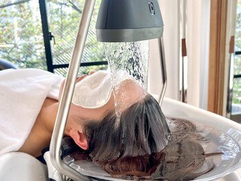 スペイディック 中目黒(SPADIC)の写真/髪と頭皮のお悩みを改善!頭浸浴+ヘッドスパで頭皮汚れをスッキリ＆健康な髪に♪極上のリラックスタイムを…