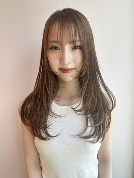 ウィクシーミミ 栄矢場町店(wixy mimi) オリーブベージュ