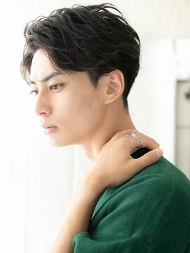 モッズヘア メン 南越谷南口店(mod's hair men) センターパート爽やかアースカラー刈り上げ就活マッシュH南越谷