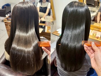 アビント バイ レシッド 武蔵小杉(abinto by rcid)の写真/Aujuaソムリエ在籍★話題の"髪質改善TR"でまとまりと艶のある髪へ☆エイジング毛のお悩みにもアプローチ◎