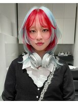 ソル 栄矢場町(SOL) デザインカラー/フェイスフレーミング/ウルフカット