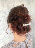 結婚式★パーティー用ヘアセット