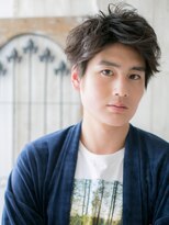 理容ハンサム 戸田公園店&nbsp;20代30代無造作かき上げダークアッシュ社会人ショートF戸田公園