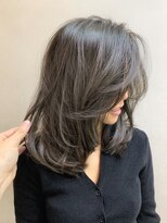 リコヘアー(LiCO HAIR)&nbsp;那覇/イメチェン/ピンクベージュ/アンブレラカラー/前髪