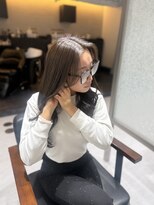 ルーカス 心斎橋 南船場(Lucas)&nbsp;上品な毛流れ前髪×髪質改善で叶う透明感カラー