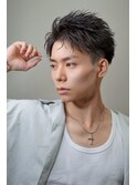 アップバングショート 短髪 鹿児島メンズ