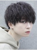 波巻きスパイラルパーマ/縦落ちシャドウパーマ