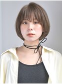 レイヤーショート・ボブ/前髪あり/絶壁解消/20代/30代