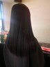 【西田指名プラン】髪質補正美髪シルクストレート＋カット+トリートメント