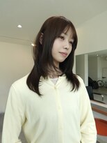 サードアベニュー(3rd Avenue.) レイヤーカット/ブラウンカラー/ブリーチなしカラー〇20代30代