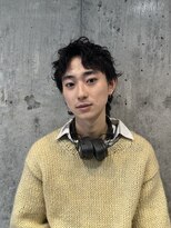 キュー(Cue_) メンズショートマッシュ2way寝癖風パーマ